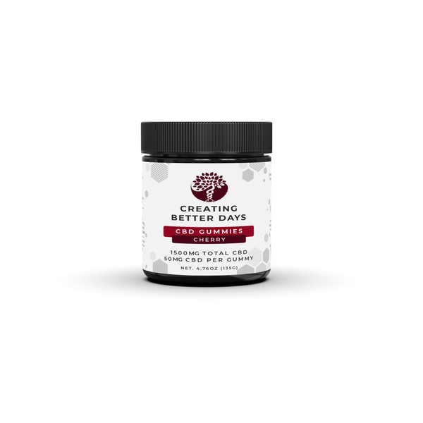 Cherry CBD Gummies 1500 MG - THC Free