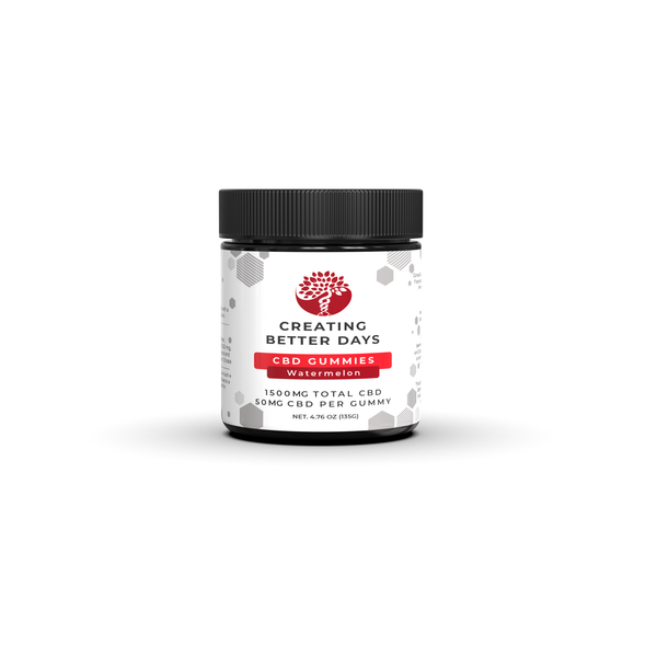 Watermelon CBD Gummies 1500 MG  - THC Free