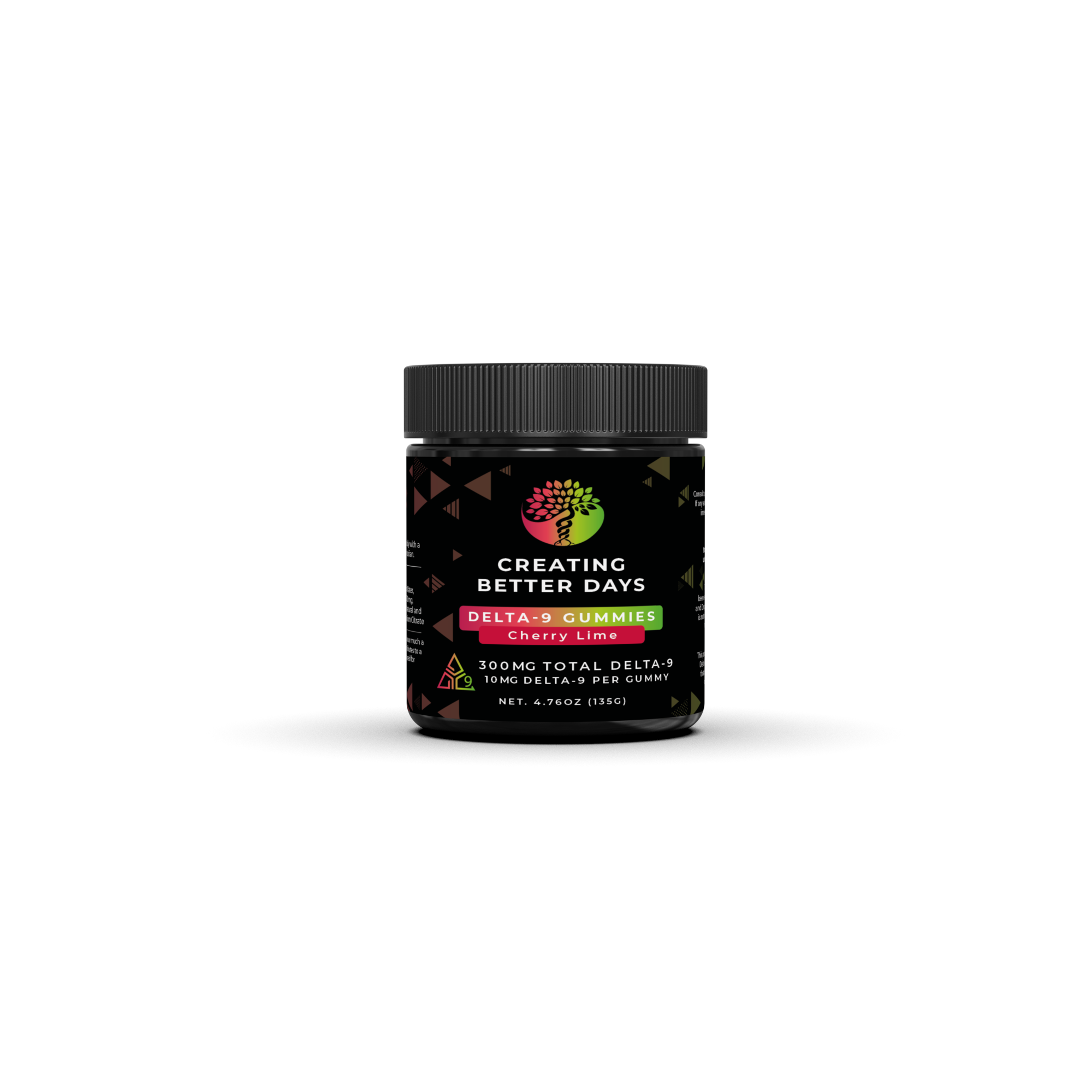 THC Gummies - 10mg Cherry Lime - Medium Potency