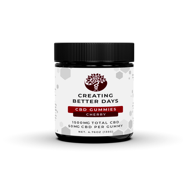 Buy Cherry CBD Gummies 1500 MG Online| Creating Better Days