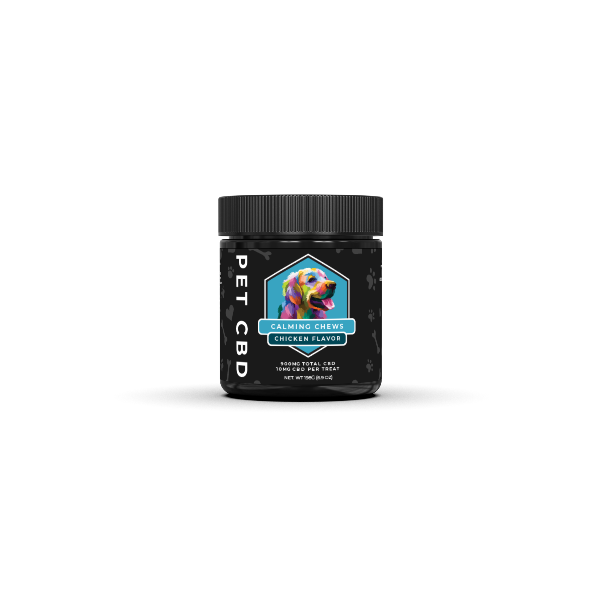 CBD - 900mg Calming Dog Chews (Chicken) - THC Free - Pet