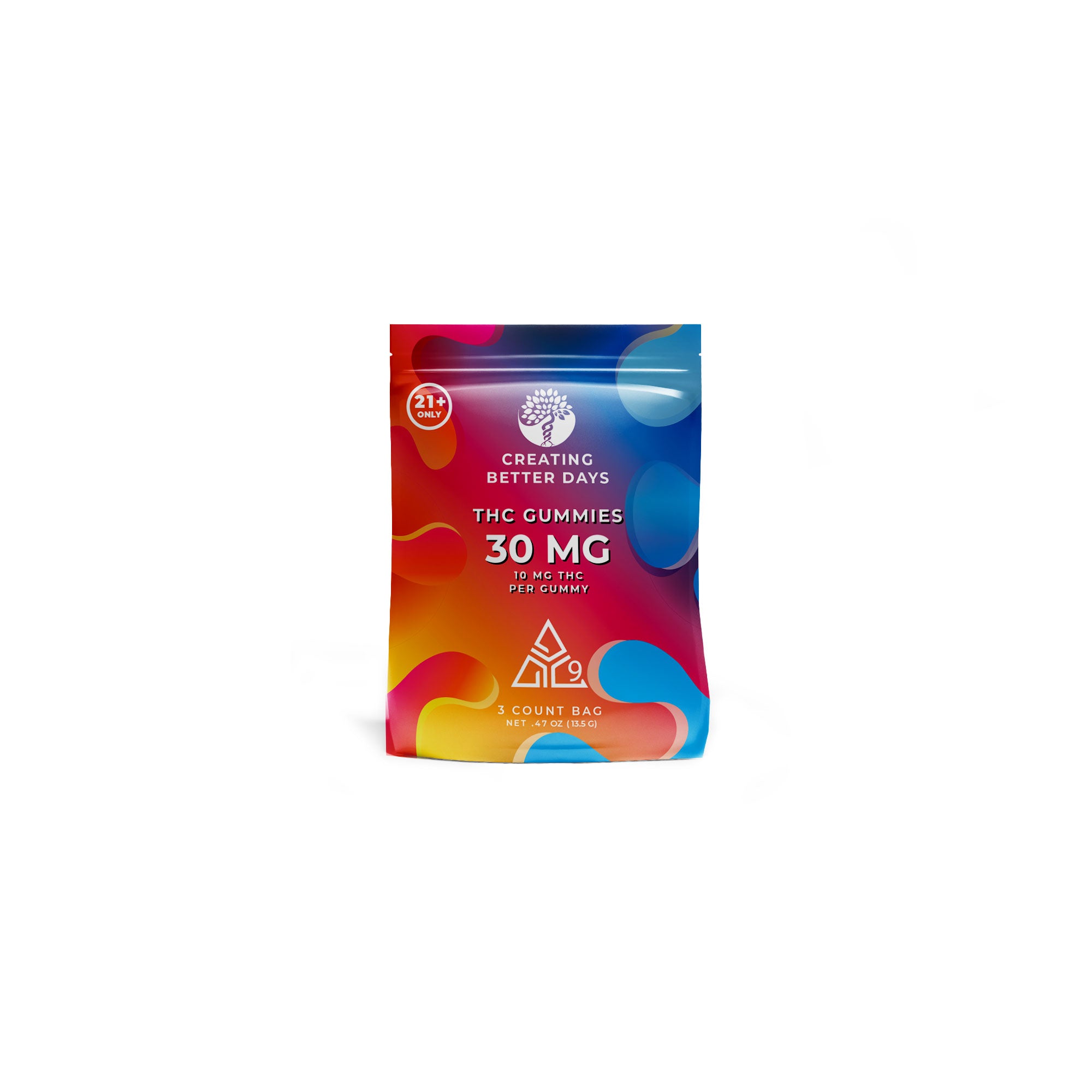 THC Gummies - 10mg - 3ct - Mixed - Medium Potency