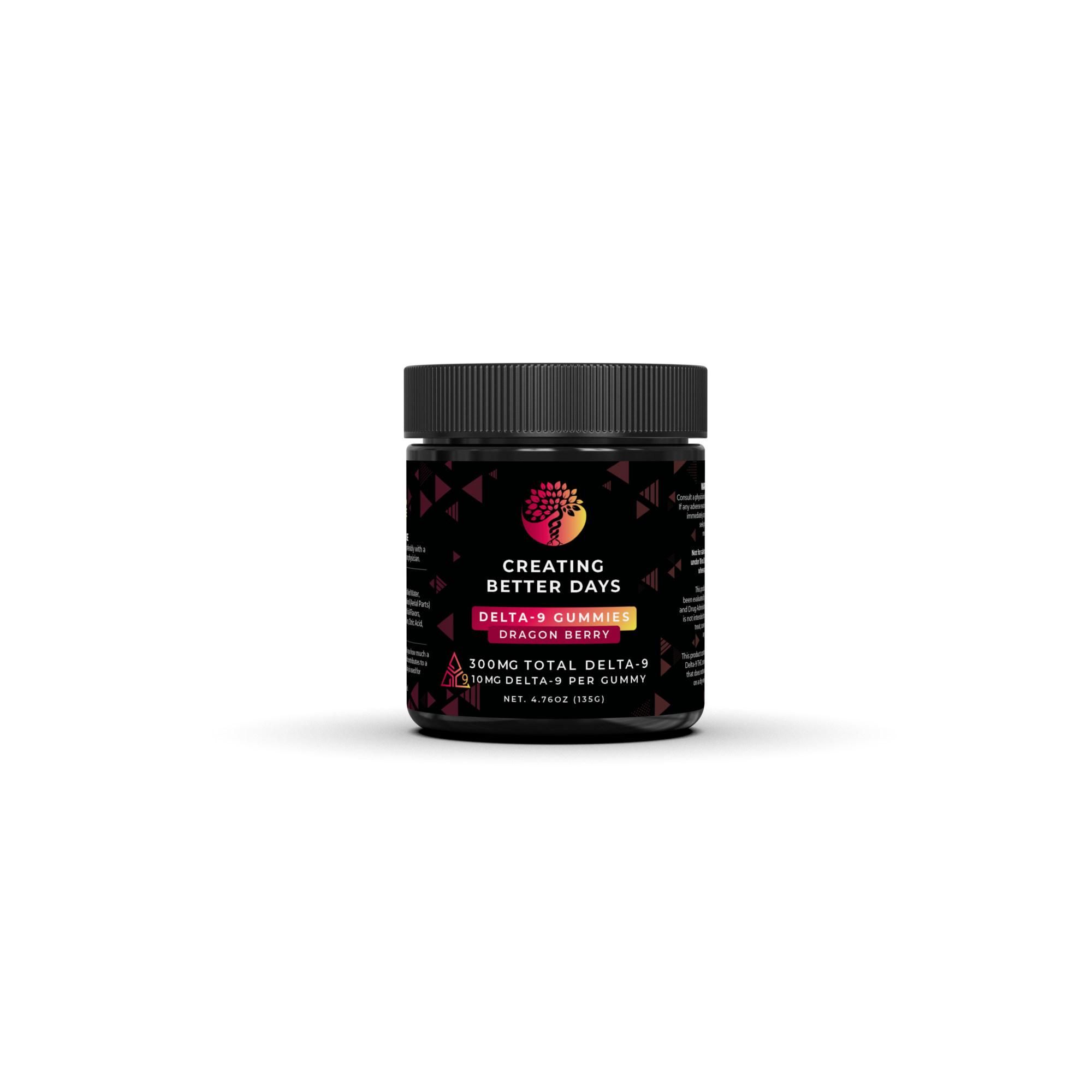 THC Gummies - 10mg Dragon Berry - Medium Potency
