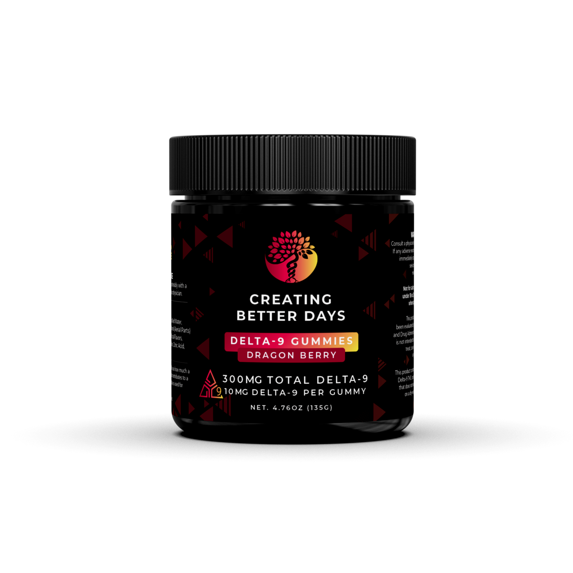 THC Gummies - 10mg Dragon Berry - Medium Potency