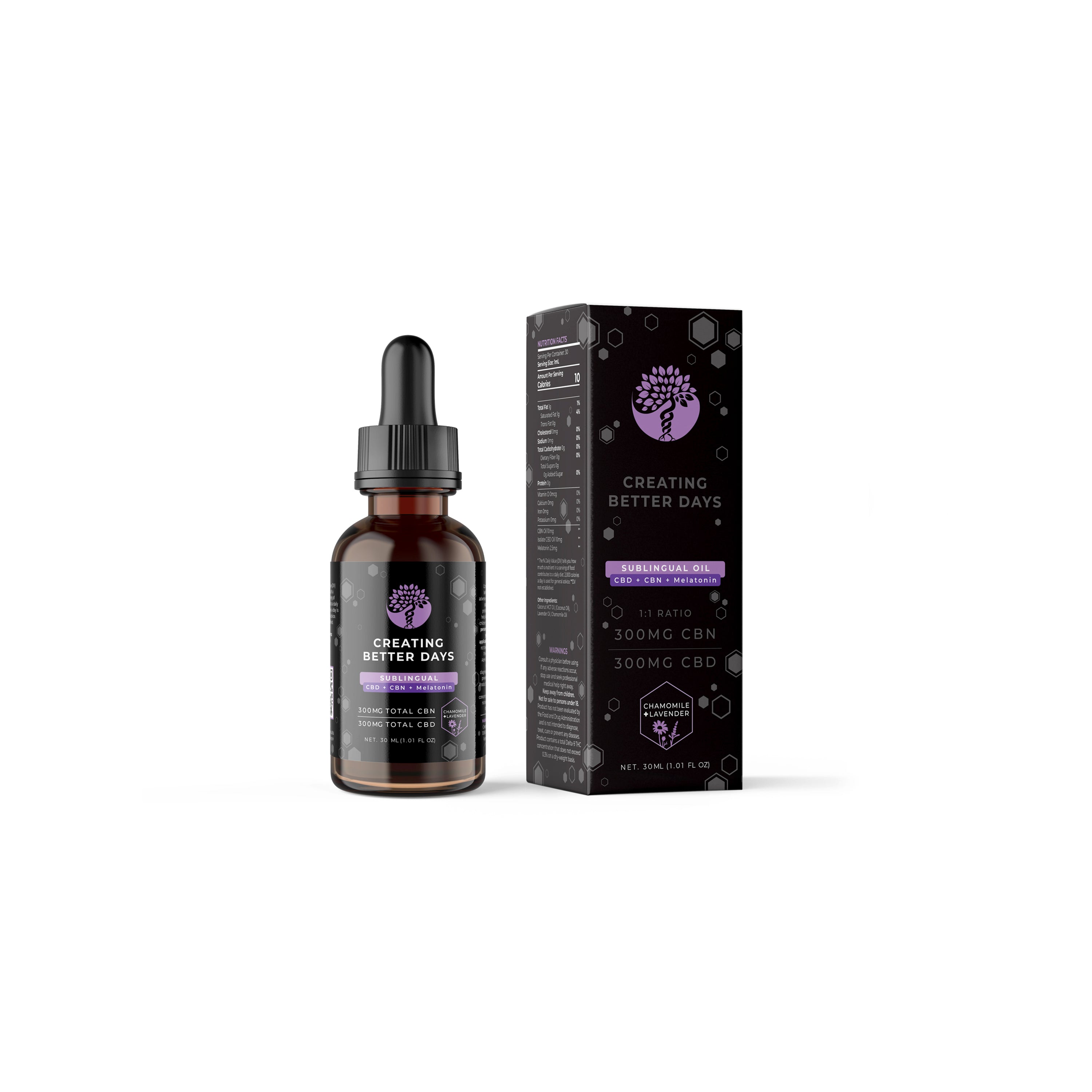 CBD - 300mg Tincture - THC Free - Sleep