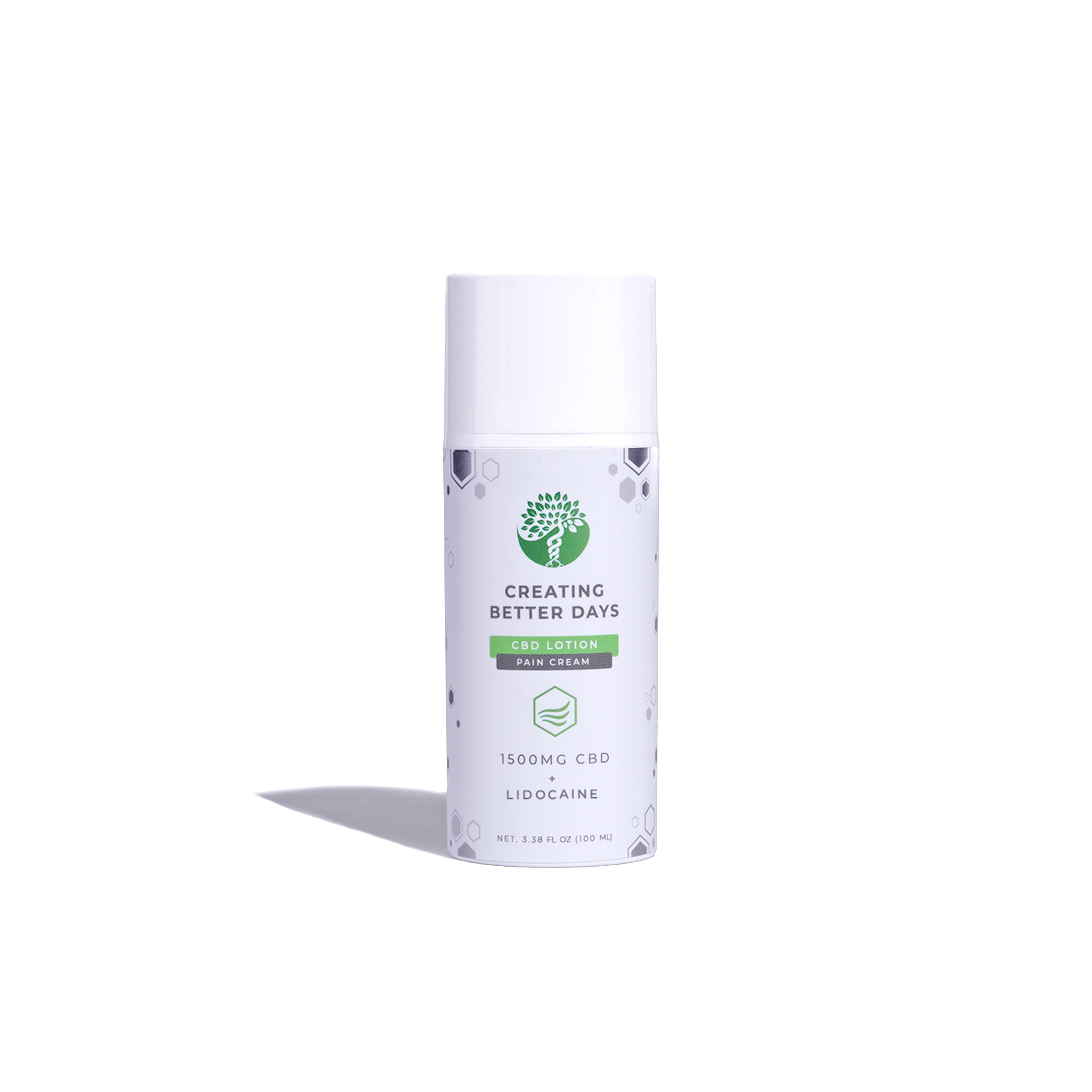 CBD Relief Cream with Lidocaine - 1,500mg - THC Free