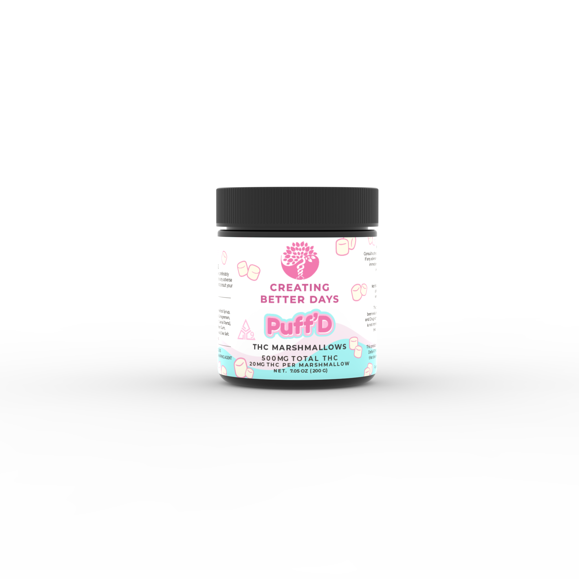 THC Marshmallows - 20mg Puff'd - High Potency