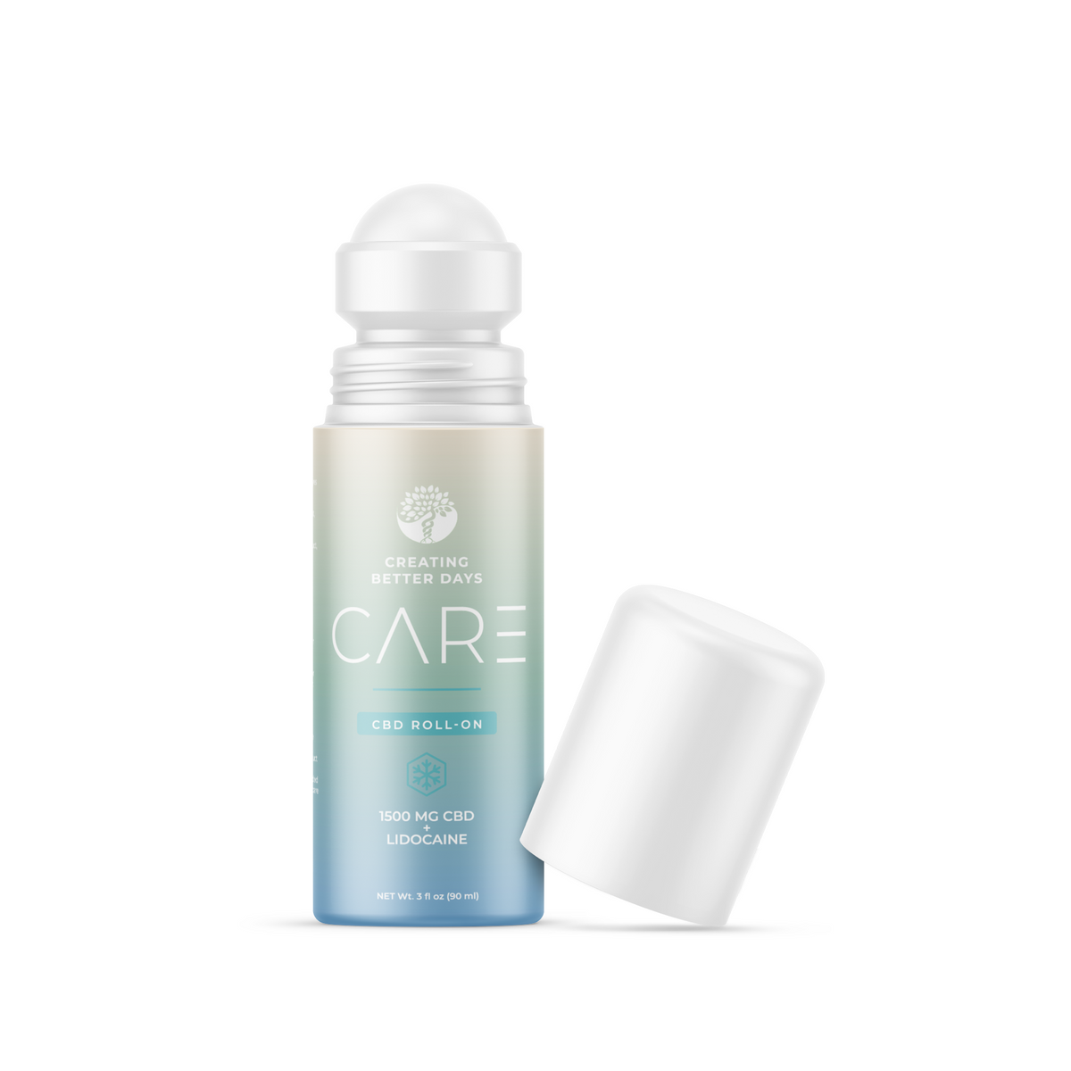 CBD Roll-On with Lidocaine-1,500mg -THC Free