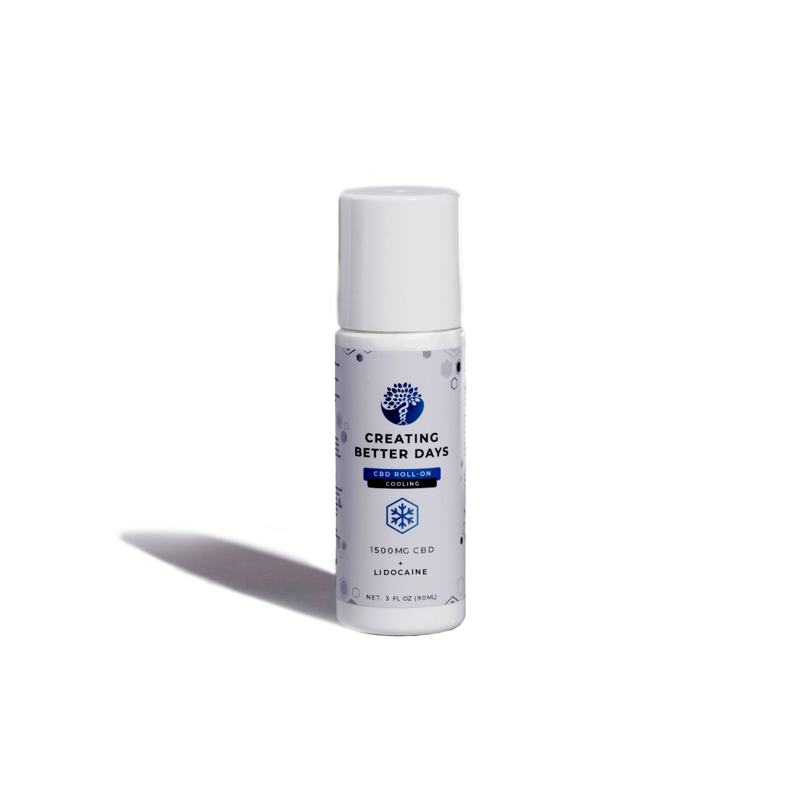 CBD Roll-On with Lidocaine - 1,500mg  - THC Free