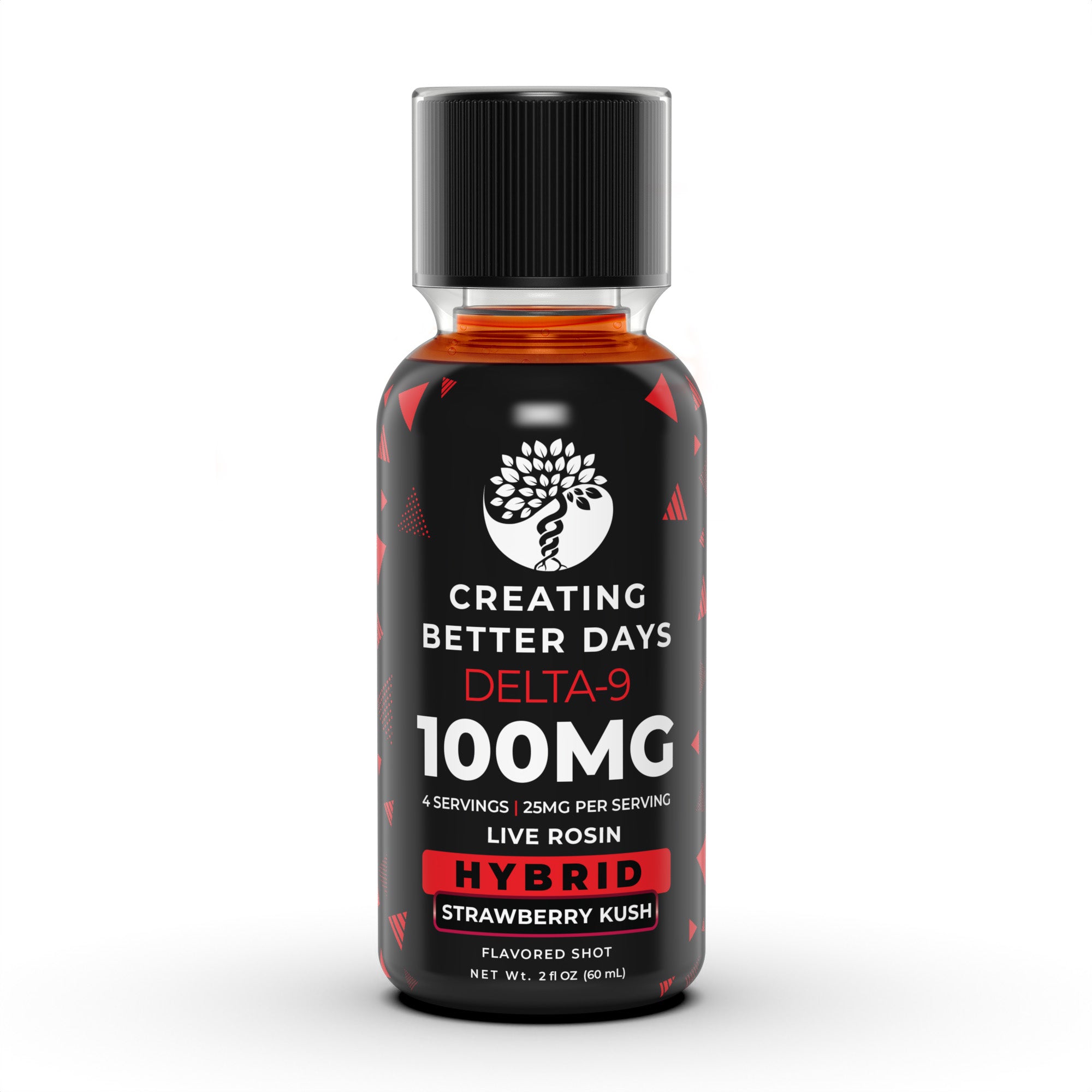 THC Shots - 100mg Strawberry Kush - High Potency