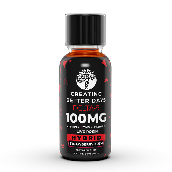 THC Shots - 100mg Strawberry Kush - High Potency