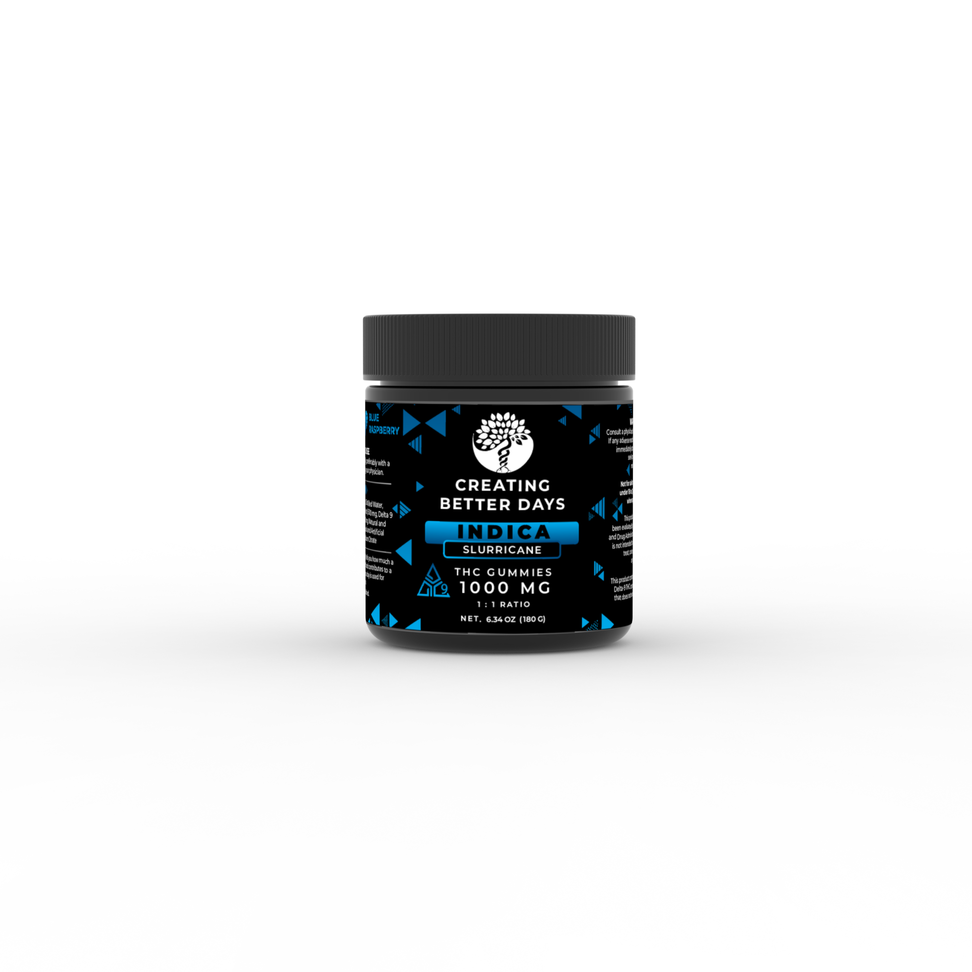 Indica Gummies - 50mg Slurricane - High Potency