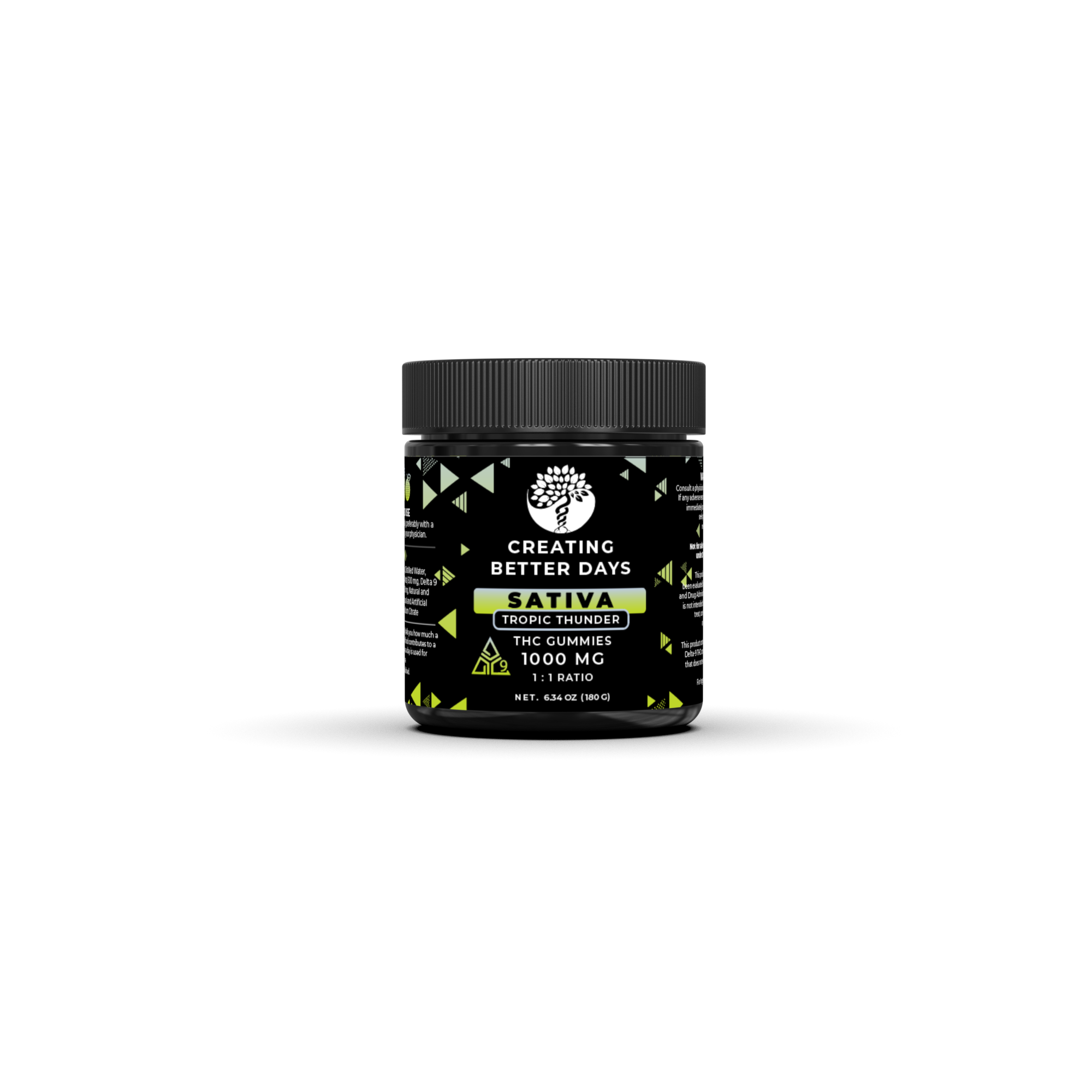 Creating Better Days - Tropical Thunder - Sativa 25mgTHC:25mgCBD Main Image