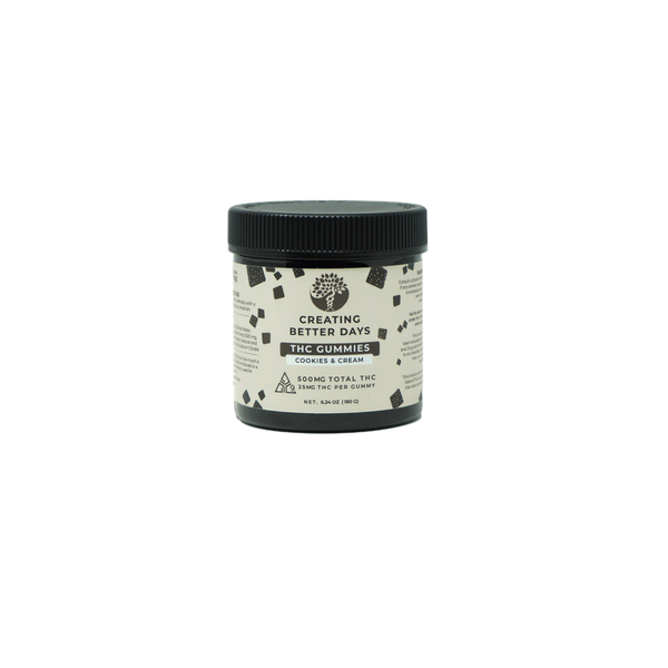 Cookies & Cream Delta 9 Gummies 500 MG